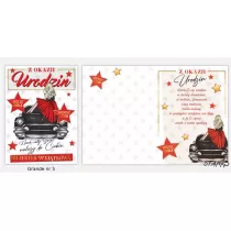 Stamp Karnet Grande + koperta wz�r nr 05 Urodziny