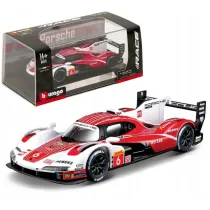Bburago model 1:43 porsche 963 white/red