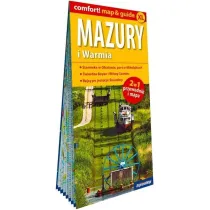 Mazury i Warmia 2w1 przewodnik i mapa laminowana 2026