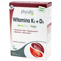 Physalis Witamina K2 + D3 tabletki podjzykowe Suplement diety 60 szt.