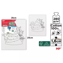 Mp Main Paper P��tno do malowania choinka 20x25cm