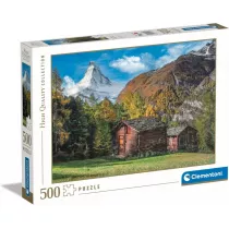 Puzzle 500 HQ Charming Matterhorn Clementoni