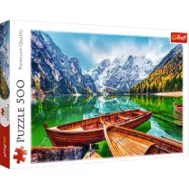 Puzzle 500 Jezioro Braies, Wochy TREFL