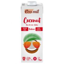 Ecomil Napój kokosowy bez dodatku cukru bezglutenowy 1 l Bio