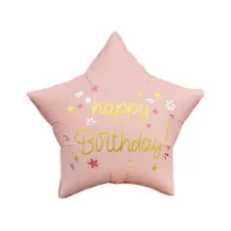 Godan Balon foliowy Gwiazda Happy Birthday 44cm