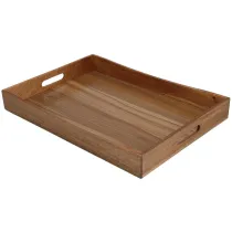Excellent Houseware Taca do serwowania 50x35 cm akacja