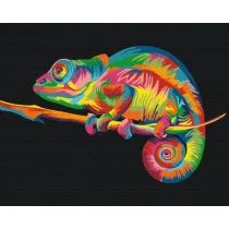 Malowanie po numerach BRUSHME 40x50 cm Tczowy Kameleon
