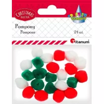 Titanum Pompony akrylowe 24 szt.
