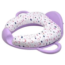 Poupy Mikka nakadka na sedes z uchwytami Fioletowa 18m+