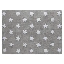 Dywan Baweniany Grey Stars White 120x160cm