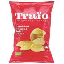 Trafo Chipsy ziemniaczane karbowane solone 125 g Bio