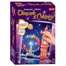 Ranok-Creative Obrazek z Cekinw. Londyn noc