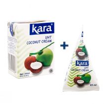 Kara Krem kokosowy 24-26% UHT Zestaw 200 ml + 65 ml