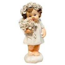 Figurka Anio�ek z kwiatami 8cm