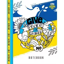 Fresh Notatnik ozdobny A5 Peace - pok�j kratka 64 kartki