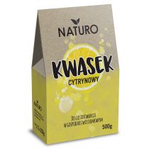 Naturo Kwasek cytrynowy do zastosowania w gospodarstwie domowym 500 g
