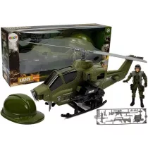 Wojskowy helikopter hem onierz Leantoys