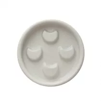 Mohani Mydelniczka ceramiczna Lunula ecru matowa