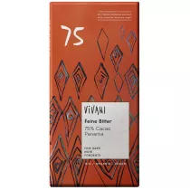 Vivani Czekolada gorzka 75% kakao 80 g Bio