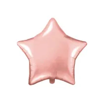 PartyDeco Balon foliowy Gwiazdka r�owe z�oto 48cm
