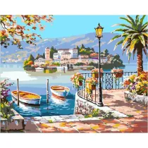 Koh-I-Noor Malowanie po numerach - Przysta� 40x50cm