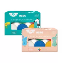 Interdruk Farby plakatowe BB Kids 6 x 20 ml