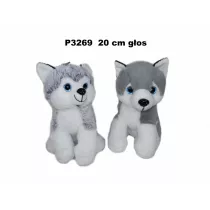 Pies Husky z g�osem 20cm - mix Sun-Day