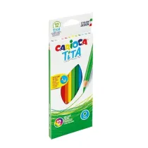 Carioca Kredki o��wkowe Tita 12 kolor�w