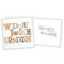 Kukartka Karnet Urodziny