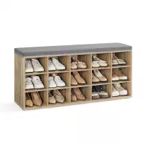 Songmics Szafka na buty 15 pek db z niebieskimi sojami