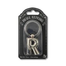 If Silver Letter Keyring - brelok do kluczy litera R
