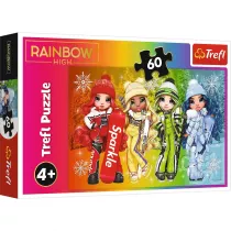 Puzzle 60 el. Radosne lalki Trefl