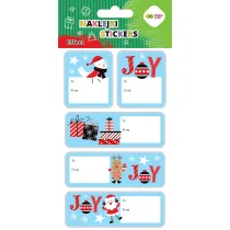 Happy Color Naklejki EFFECT-Xmas Joy Tag 10x20cm