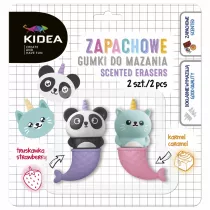 Derform Kidea Gumki do mazania zapachowe Kotek i Panda 2 szt.