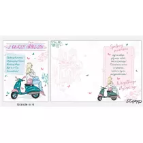 Stamp Karnet Grande + koperta wz�r nr 06 Urodziny