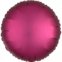 Amscan Balon foliowy Lustre purpurowy okr�g�y 43cm