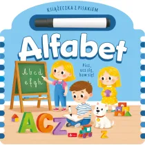 Alfabet z flamastrem. Ksi��ka z pisakiem