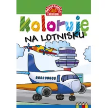 Koloruj�. Na lotnisku