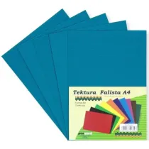 Penword Tektura A4 falista niebieska 5 szt.