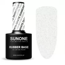 Sunone Rubber Base 14 White Diamond Baza hybrydowa kauczukowa 12 g