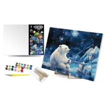 Maksik Malowanie po numerach - Nied�wied� polarny 30x40cm