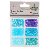 Titanum Koraliki plastikowe 6 rozmiar�w 32g