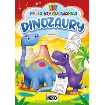 Moja kolorowanka. Dinozaury