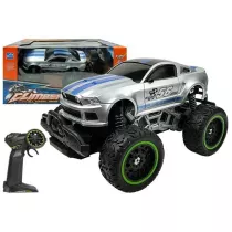 Auto zdalnie sterowane R/C 6.5 km/h srebrne LeanToys