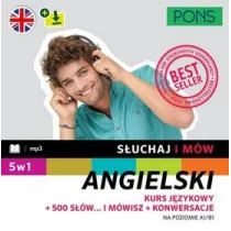 S�uchaj i m�w PONS angielski pakiet 5w1 A1/B1 z nagraniami w. 2