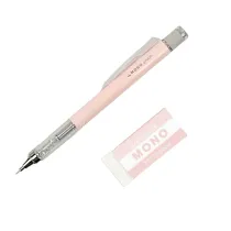 Tombow O��wek automat, Mono Graph 0,5mm pastel + gumka