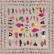 Museums & Galleries Karnet kwadrat z kopert� Tickled Pink
