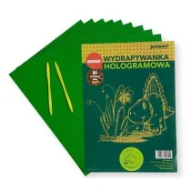 Wydrapywanka hologramowa A4 z�oto-zielona Polsirhurt