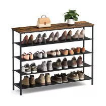 Songmics Loftowa szafka na buty 5 poziomw