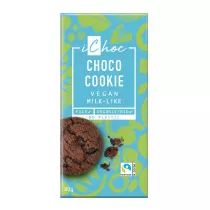 Ichoc Tabliczka kakaowa z kawa�kami ciastek kakaowych 80 g Bio
